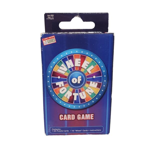 Wheel of Fortune Card Game 2019 Card Game Americas Card Game - Picture 1 of 8